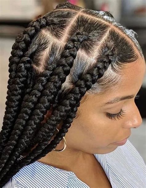 55 Most Popular Box Braids Hairstyles And Haircuts